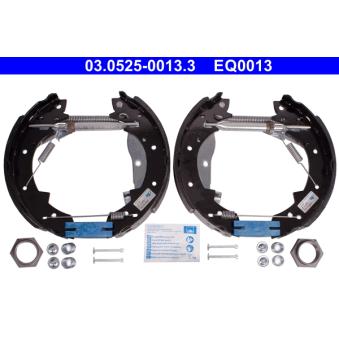 Jeu de mâchoires de frein ATE 03.0525-0013.3