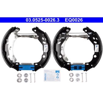 Jeu de mâchoires de frein ATE 03.0525-0026.3