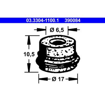 Bouchon, filtre déshydratant du liquide de frein ATE OEM 582925219 Bouchon, filtre déshydratant du liquide de frein ATE OEM 582925219