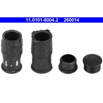 Jeu de douilles de guidage, étrier de frein ATE 11.0101-6004.2 pour VOLKSWAGEN TRANSPORTER - COMBI 1.9 Syncro - 78cv