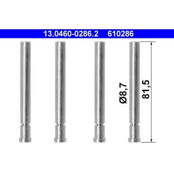 Kit d'accessoires, plaquette de frein à disque ATE OEM 701615263 Kit d'accessoires, plaquette de frein à disque ATE OEM 701615263