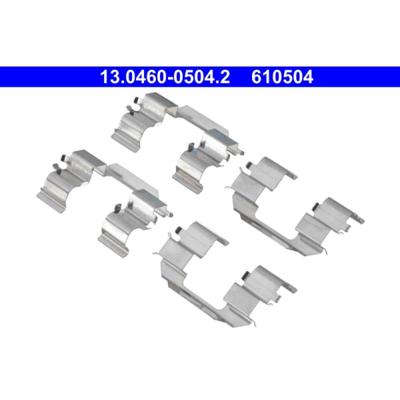 Kit d'accessoires, plaquette de frein à disque ATE 13.0460-0504.2 - Visuel 2