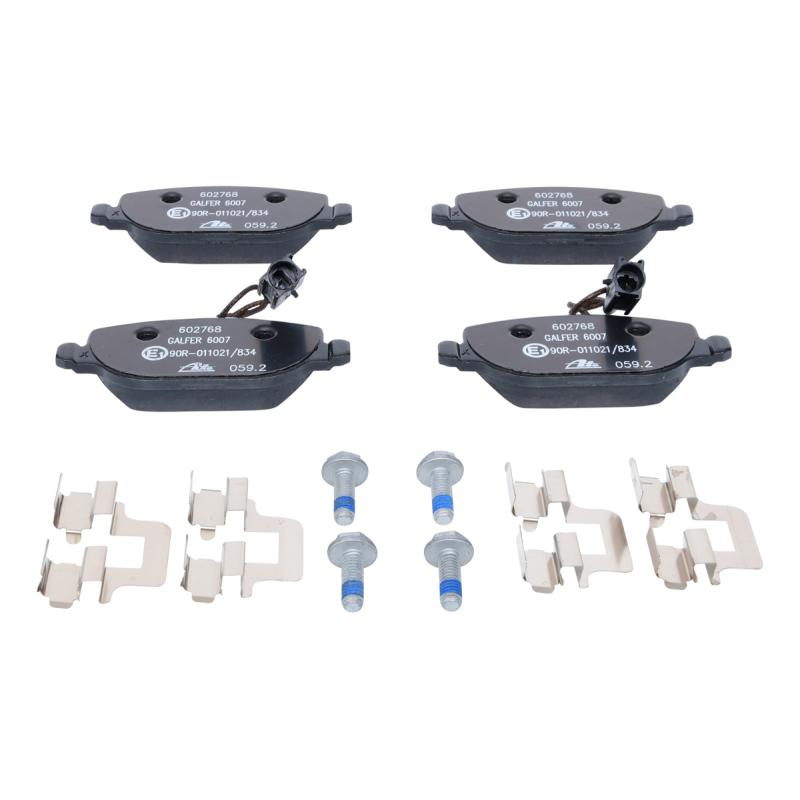 Jeu de 4 plaquettes de frein arrière ATE 13.0460-2768.2 - Visuel 2