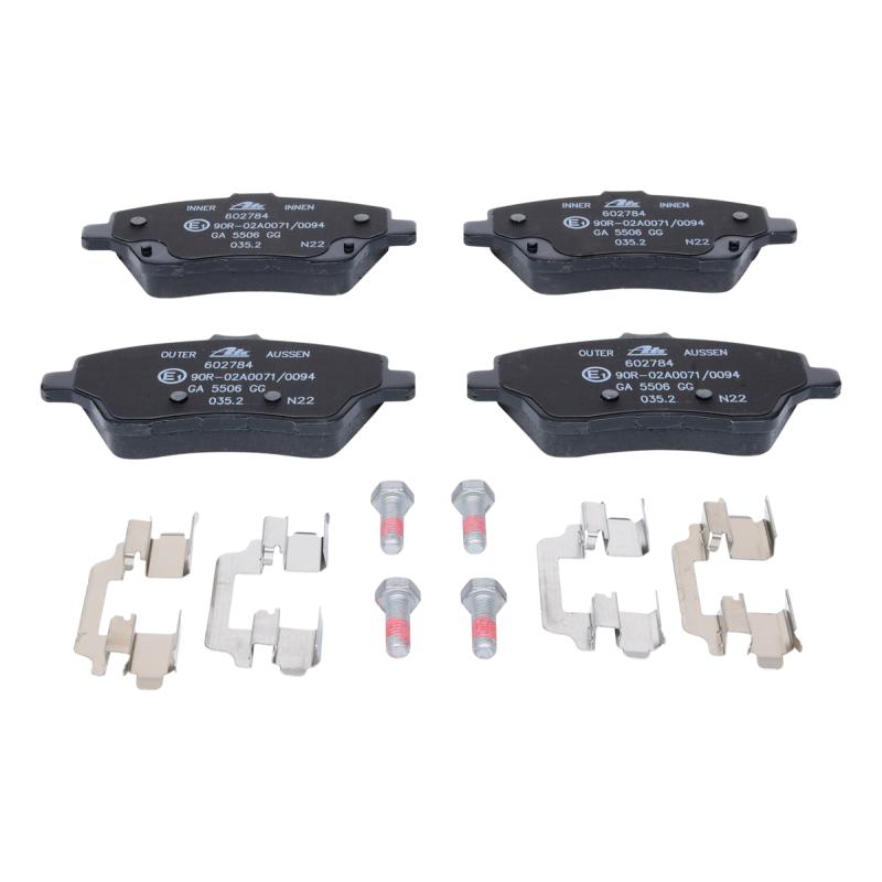 Jeu de 4 plaquettes de frein avant ATE 13.0460-2784.2 - Visuel 2