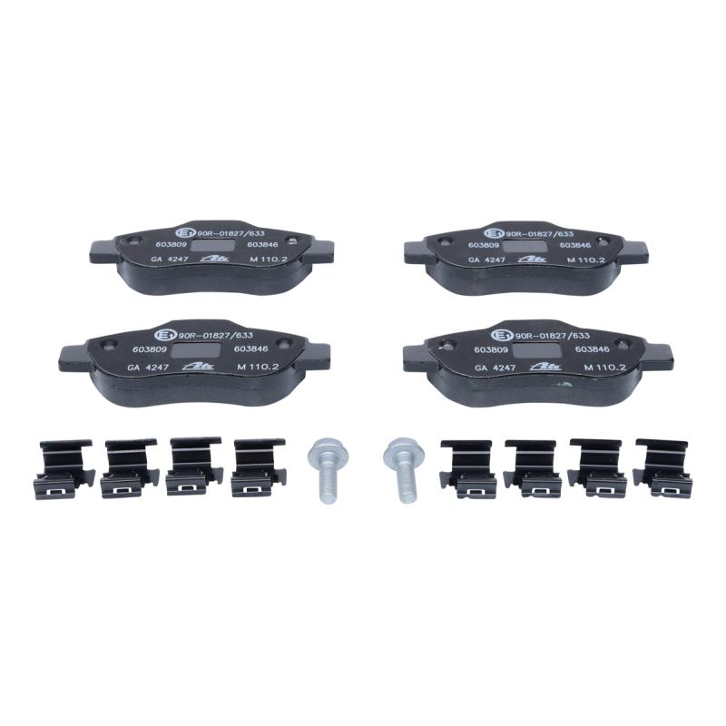 Jeu de 4 plaquettes de frein avant ATE 13.0460-3809.2 - Visuel 2