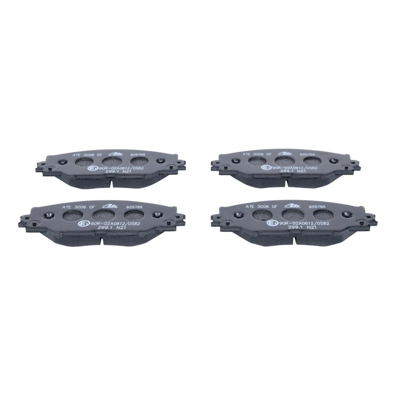 Jeu de 4 plaquettes de frein avant ATE 13.0460-5766.2 - Visuel 2