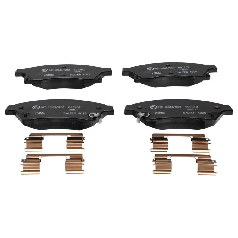 Jeu de 4 plaquettes de frein avant ATE 13.0460-7262.2 - Visuel 2