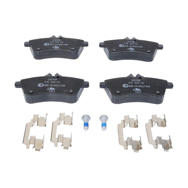 Jeu de 4 plaquettes de frein avant ATE 13.0470-2708.2 - Visuel 2