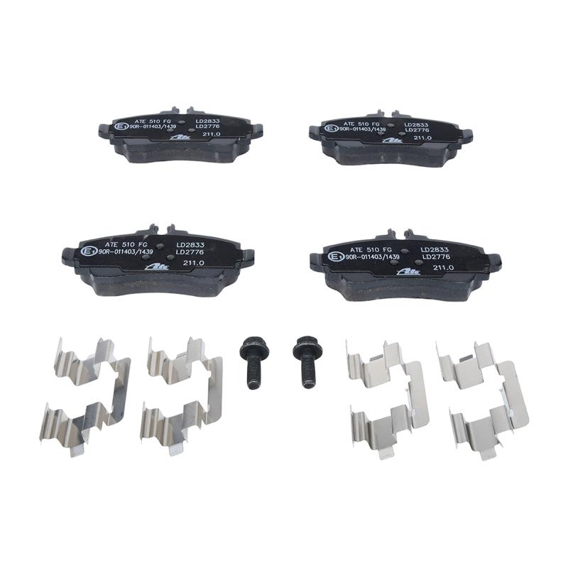 Jeu de 4 plaquettes de frein avant ATE 13.0470-2776.2 - Visuel 2