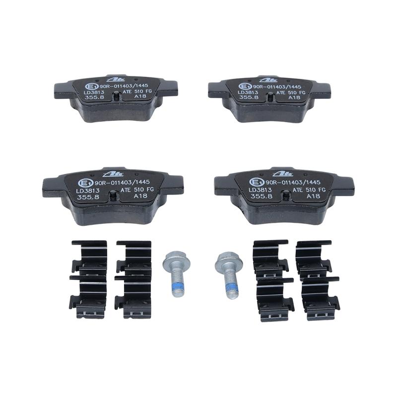 Jeu de 4 plaquettes de frein arrière ATE 13.0470-3813.2 - Visuel 2