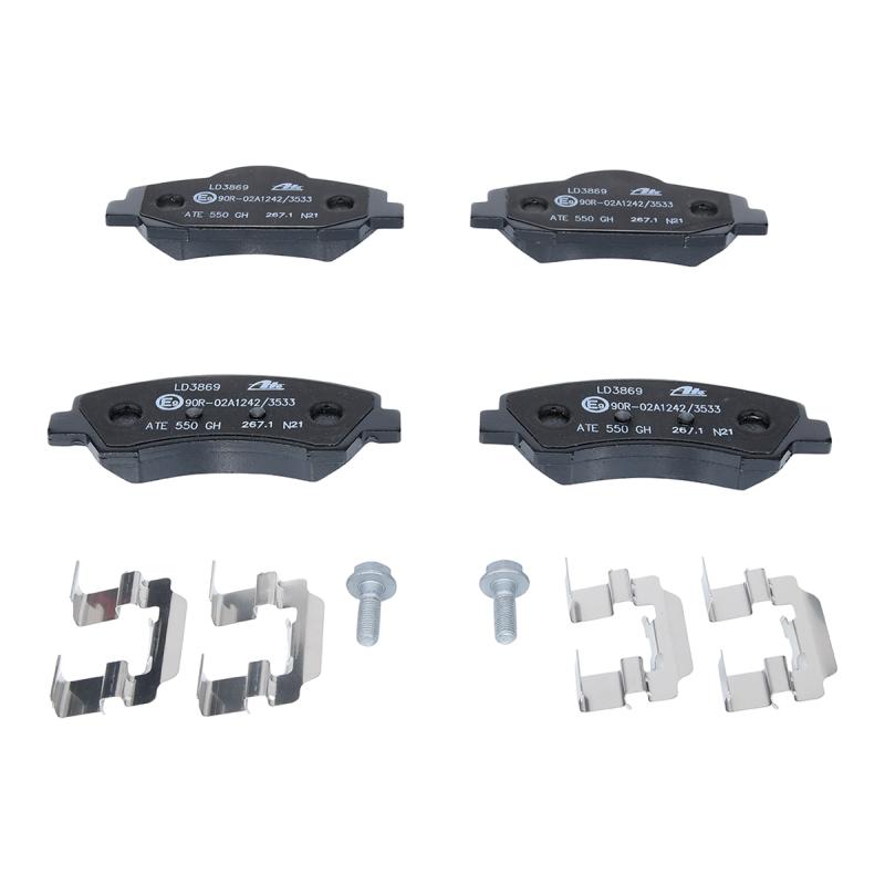 Jeu de 4 plaquettes de frein avant ATE 13.0470-3869.2 - Visuel 2