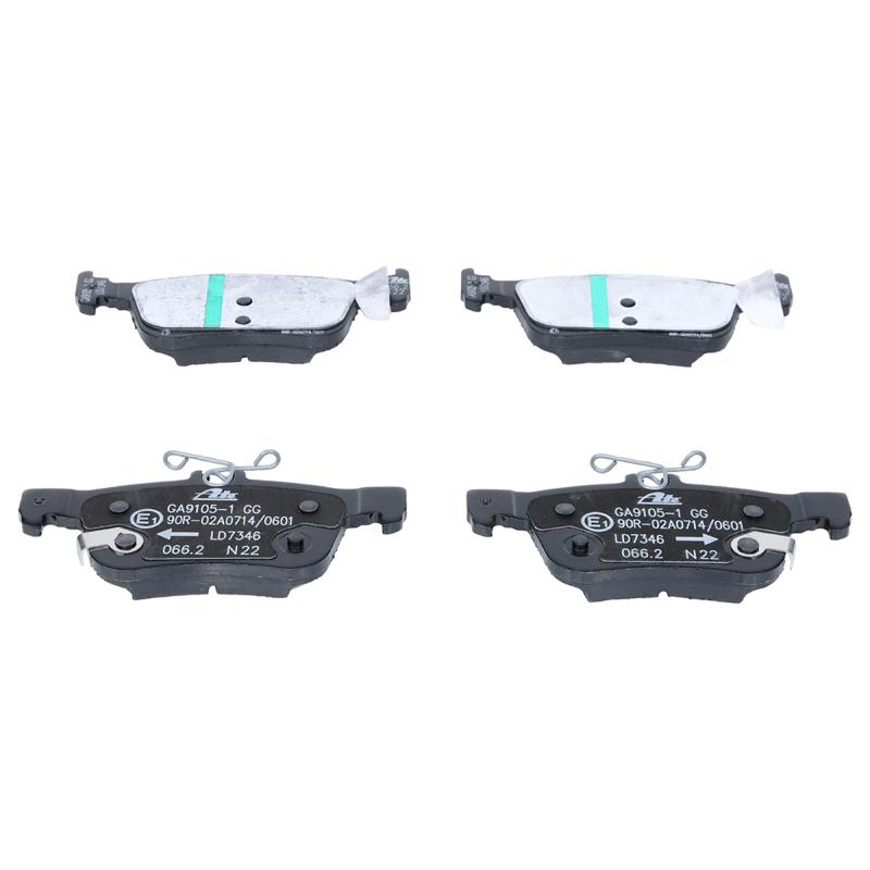 Jeu de 4 plaquettes de frein arrière ATE 13.0470-7346.2 - Visuel 2