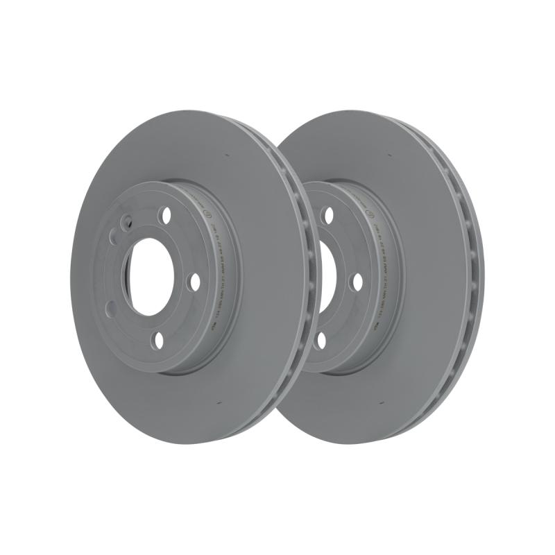 Jeu de 2 disques de frein avant ATE 24.0124-0265.1 - Visuel 2