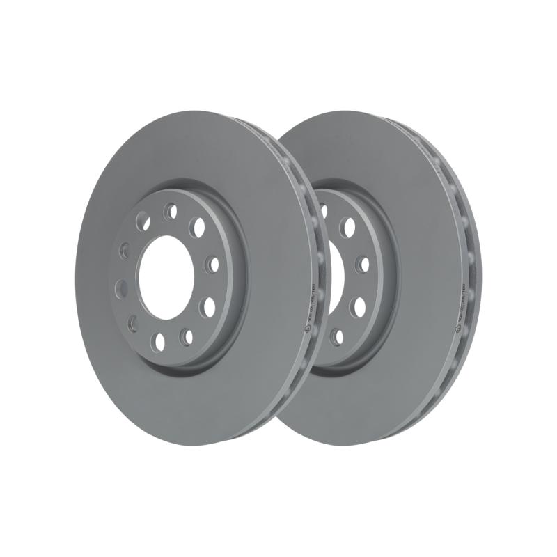 Jeu de 2 disques de frein avant ATE 24.0126-0168.1 - Visuel 2