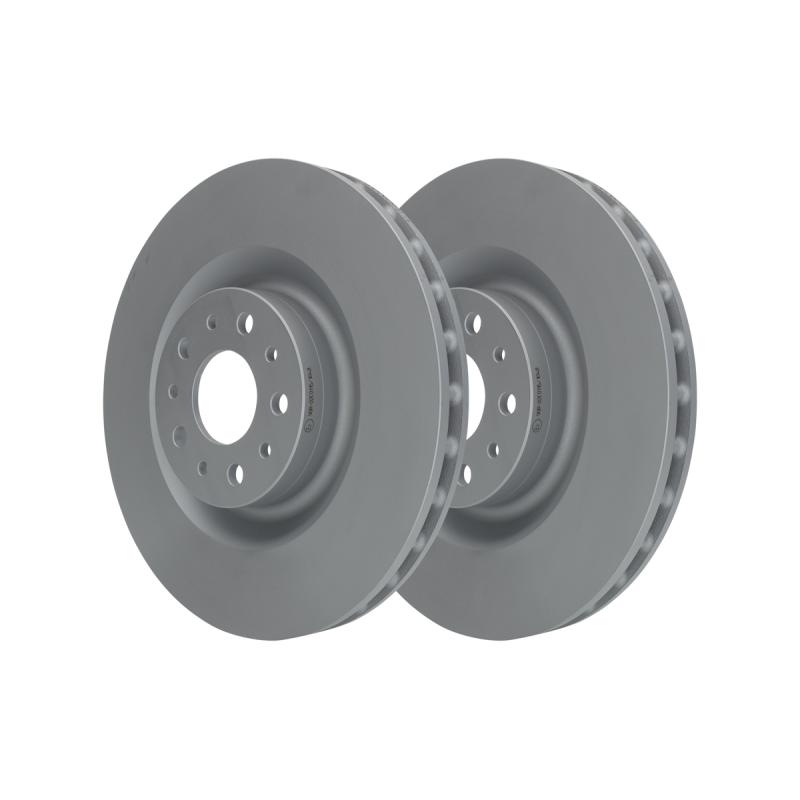 Jeu de 2 disques de frein avant ATE 24.0128-0253.1 - Visuel 2