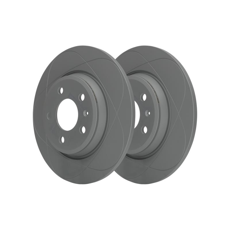 Jeu de 2 disques de frein arrière ATE 24.0312-0178.1 - Visuel 2