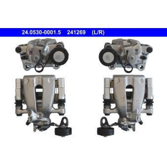 Jeu d'axes d'étriers de freins ATE OEM 93171069