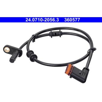 Capteur, vitesse de roue ATE 24.0710-2056.3