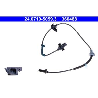 Capteur, vitesse de roue ATE OEM 57450SXS003