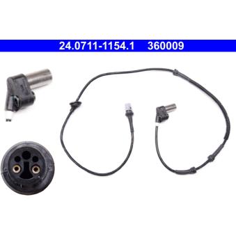 Capteur, vitesse de roue ATE [24.0711-1154.1]