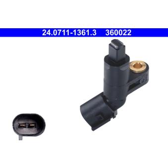 Capteur, vitesse de roue ATE OEM 1J0927803