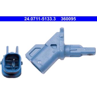 Capteur, vitesse de roue ATE OEM 3M5T2B372DA