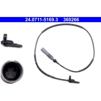 Capteur, vitesse de roue ATE OEM 34526764610 Capteur, vitesse de roue ATE OEM 34526764610