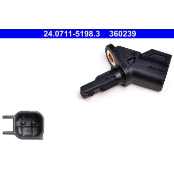 Capteur, vitesse de roue ATE OEM BP4K43701A