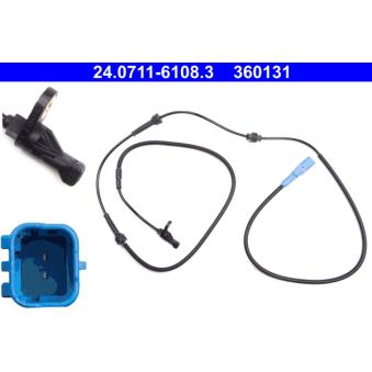 Capteur, vitesse de roue ATE OEM 4545A5