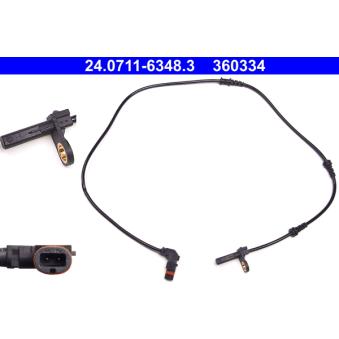Capteur, vitesse de roue ATE OEM A2219057100