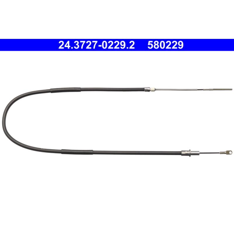Tirette à câble, frein de stationnement ATE 24.3727-0229.2 - Visuel 1