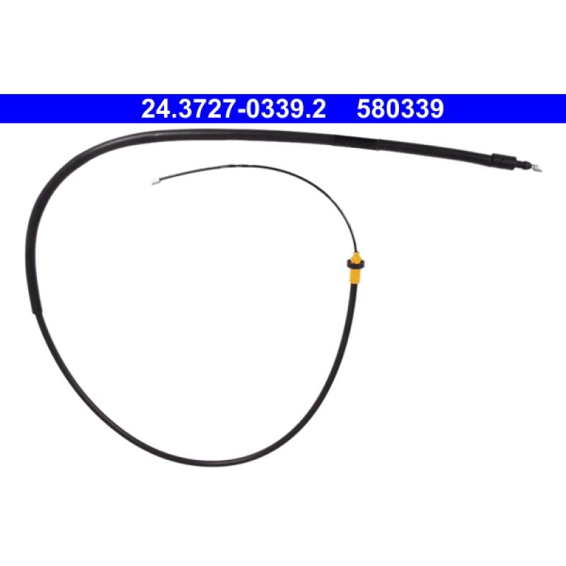Tirette à câble, frein de stationnement ATE 24.3727-0339.2 - Visuel 1