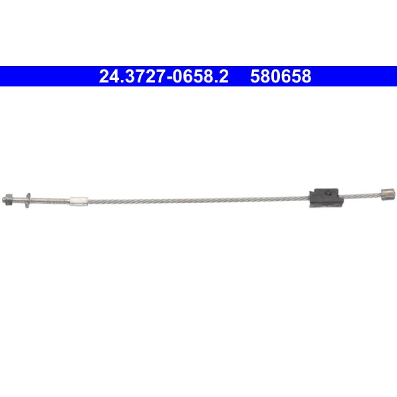 Tirette à câble, frein de stationnement ATE 24.3727-0658.2 - Visuel 1
