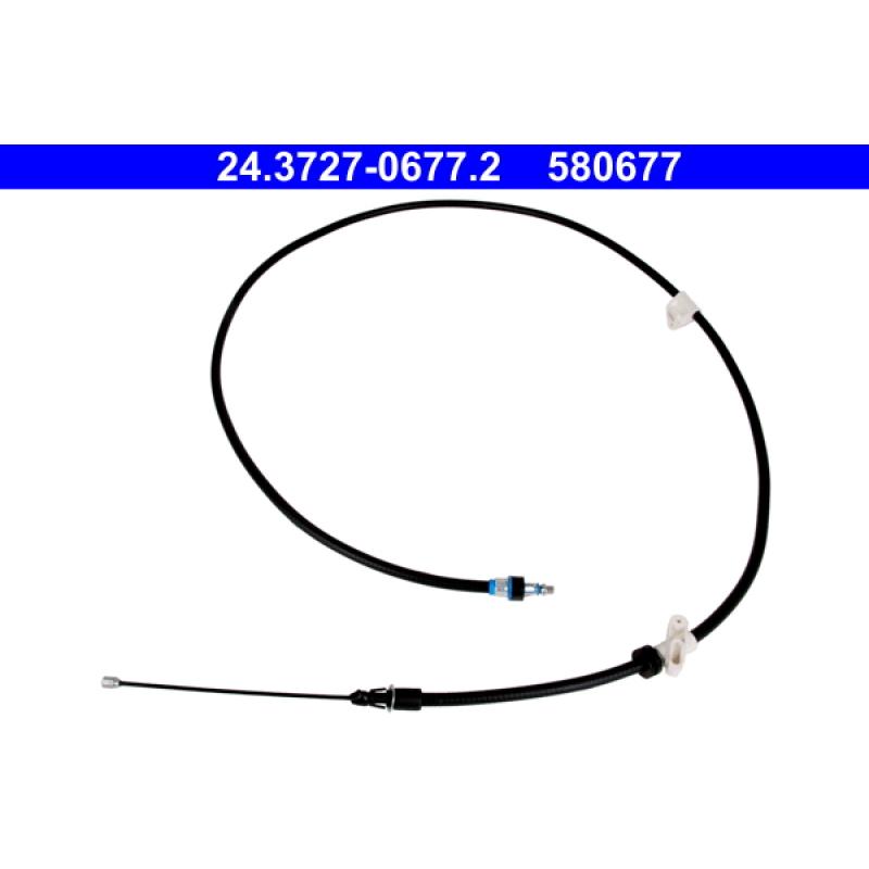 Tirette à câble, frein de stationnement ATE 24.3727-0677.2 - Visuel 1