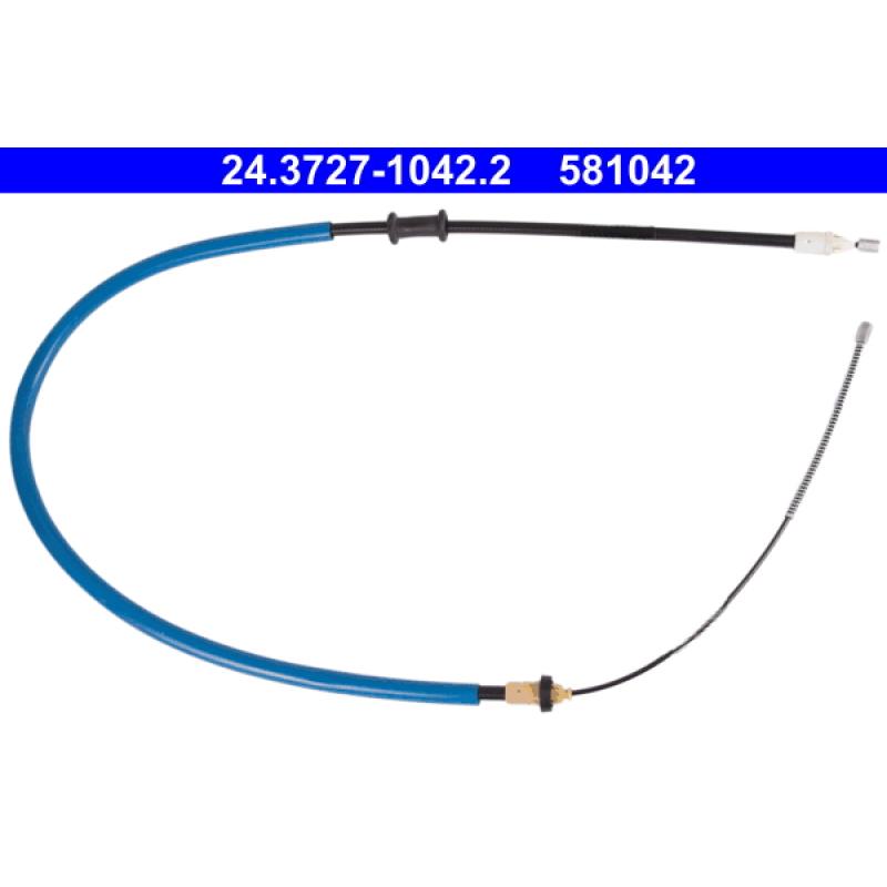 Tirette à câble, frein de stationnement ATE 24.3727-1042.2 - Visuel 1