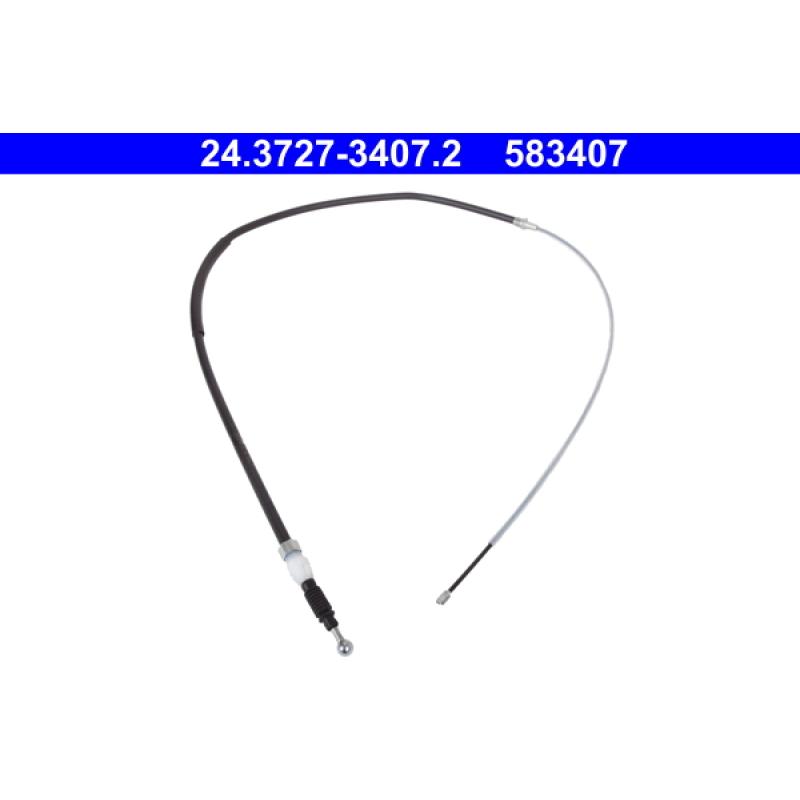 Tirette à câble, frein de stationnement ATE 24.3727-3407.2 - Visuel 1