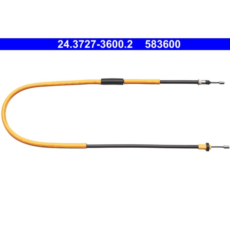 Tirette à câble, frein de stationnement ATE 24.3727-3600.2 - Visuel 1