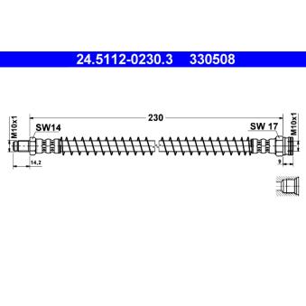 Flexible de frein ATE OEM 480632
