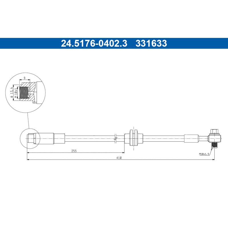 Flexible de frein ATE 24.5176-0402.3 - Visuel 1