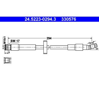 Flexible de frein ATE 24.5223-0294.3