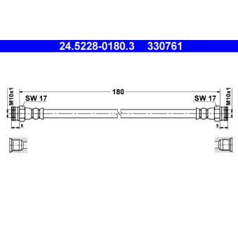 Flexible de frein ATE OEM 4806A2
