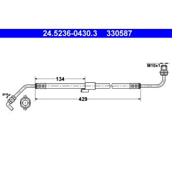 Flexible de frein ATE OEM 6577424