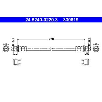 Flexible de frein ATE OEM 5562078