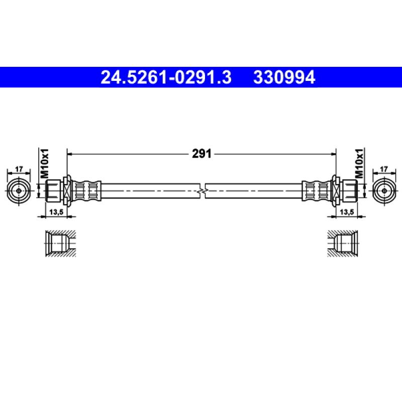 Flexible de frein ATE 24.5261-0291.3 - Visuel 1