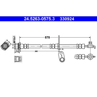 Flexible de frein ATE OEM 9094702C78