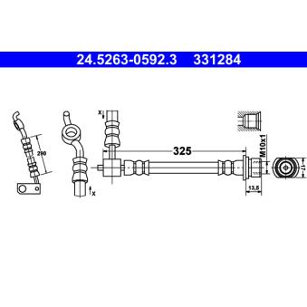 Flexible de frein ATE OEM 9094702C82