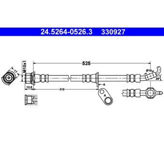 Flexible de frein ATE OEM 9094702888