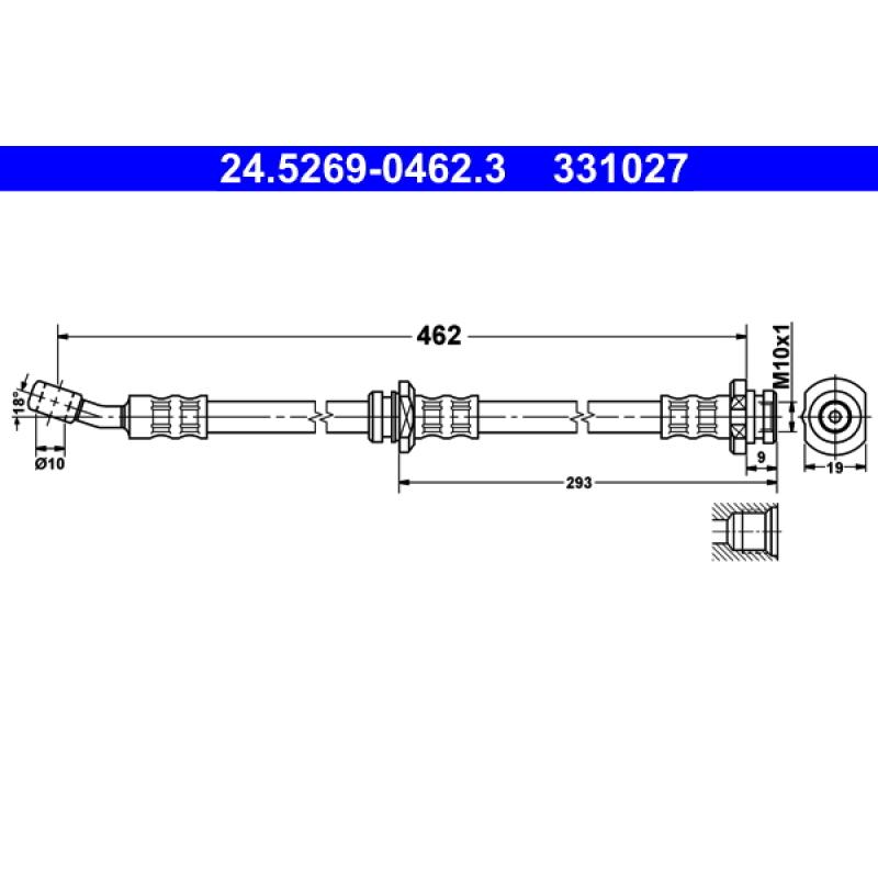 Flexible de frein ATE 24.5269-0462.3 - Visuel 1