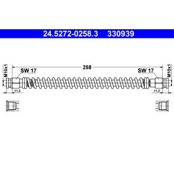 Flexible de frein ATE OEM 587371C000