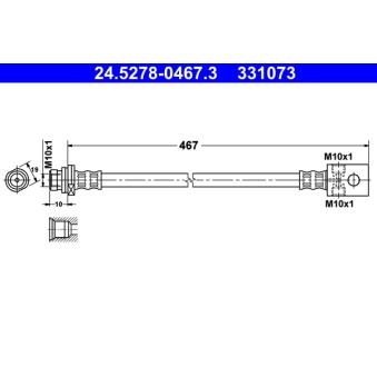 Flexible de frein ATE OEM 462110F015